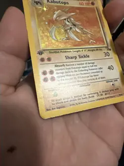 Pokemon Kabutops 1st Edition Fossil 9/62 Holo - Image 5