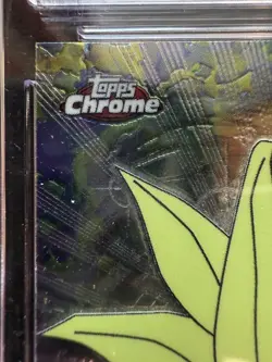 Pokemon Topps Chrome Oddish 43 CGC 10 GEM MINT - Image 3