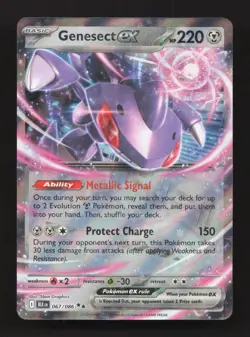 Genesect ex 067/086 Double Rare Black Bolt Pokemon Near Mint - Image 1
