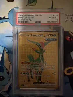 Iron Leaves Ex 213/162 Psa 10 Pokemon Temporal Forces - Image 1