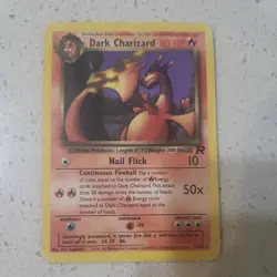 Pokemon Vintage Team Rocket Dark Charizard Rare English HP #21/82 2000 - Image 1