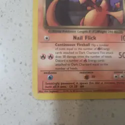 Pokemon Vintage Team Rocket Dark Charizard Rare English HP #21/82 2000 - Image 2