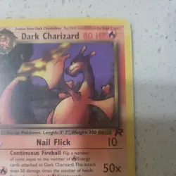 Pokemon Vintage Team Rocket Dark Charizard Rare English HP #21/82 2000 - Image 4