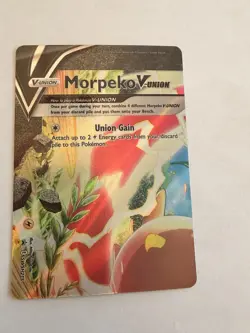 Morpeko V-UNION SWSH215 216 217 218 Pokemon SWSH Black Star Promo Holo Lot - Image 2