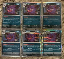 Pokemon TCG Perfect Order Gengar Holo 050/088 Lot Of 6 - MINT - Image 1