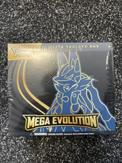 Pokemon TCG Mega Evolution Lucario Elite Trainer Box (ETB) SEALED - Image 1