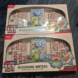 2x Pokemon TCG Scarlet & Violet - 151 Blooming Waters Premium Collection ✅SEALED - Image 1