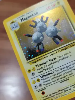MP! - Pokemon TCG Magneton Base Set 2 9/130 Holo Unlimited Holo Rare - Image 2