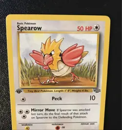 Spearow 1st Edition Jungle 62/64 Common WOTC Vintage Pokemon - Image 2
