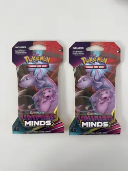 Pokemon TCG Unified Minds Sleeved Booster Pack (x2) - Image 1