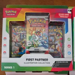 4 Pokemon TCG First Partner Illustration Collection Series x4 Promo Box - Sealed - Image 4