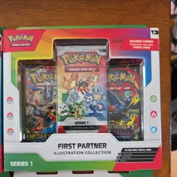 4 Pokemon TCG First Partner Illustration Collection Series x4 Promo Box - Sealed - Image 5