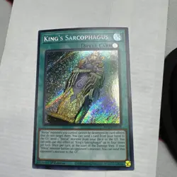 *** KING'S SARCOPHAGUS *** PRISMATIC SECRET RARE MP24-EN125 MINT/NM YUGIOH! - Image 1