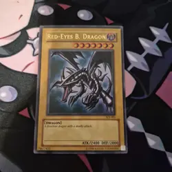Yugioh Red Eyes B Dragon SDJ-001 2003 Unlimited Ultra Rare - NM - Image 1