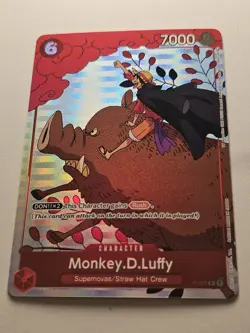 Monkey.D.Luffy (Gift Collection 2023) P-001 One Piece Promotion Cards Foil - Image 1