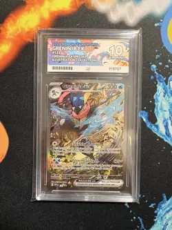 Pokemon TCG Greninja EX Black Star Promo Card 132 Special Illustration Ace 10 PS - Image 1