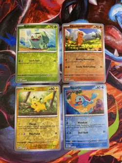 Pokemon 151 Cosmo Foil Promo Set Costco 3 Swirls On Each Card - Image 1