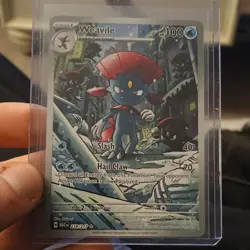 Pokemon Weavile Card 228/217 English 2026 Stage 1 100 HP 70 Attack Dark - Image 1
