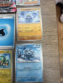 Pokemon Trading Cards Rare Ortega 219 197 Pack Of 10 With open Packet - Image 3