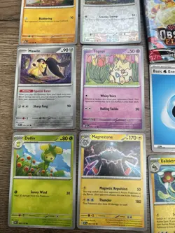 Pokemon Trading Cards Rare Ortega 219 197 Pack Of 10 With open Packet - Image 5