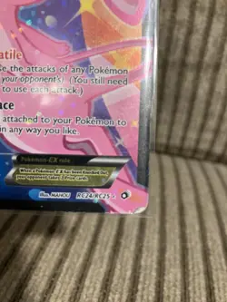 Pokemon Mew EX Full Art Ultra Rare Holo RC24/RC25 Legendary Treasures Card HP - Image 4