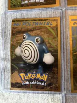 Set of 1999 Hasbro Toy Wishes Magazine Spotlight Gold Border Pokemon Cards. - Image 5
