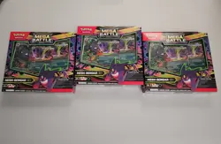 3 Pokemon TCG Battle Deck Mega Gengar EX Trading Card Game BRAND NEW SEALED - Image 1