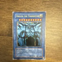 Konami Obelisk the Tormentor Ultra Rare GBI-002 Limited Edition 4000 ATK Card - Image 1