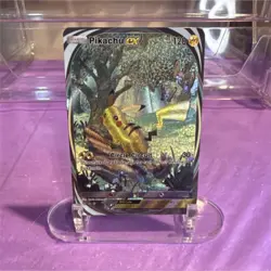 Pokemon Pikachu EX Full Art Holo Card 2024 120 HP - Image 1