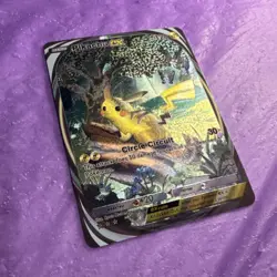 Pokemon Pikachu EX Full Art Holo Card 2024 120 HP - Image 3