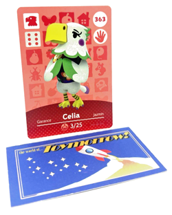 Animal Crossing Nintendo Amiibo - CELIA #363 - Series 4 Authentic Card - Image 1