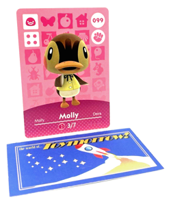 Animal Crossing Nintendo Amiibo - MOLLY #99 - Series 1 Authentic Card - Image 1