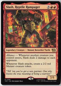 Slash, Reptile Rampager (108) Normal - Teenage Mutant Ninja Turtles (TMT) - NM - Image 1