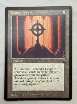 Tormod's Crypt x1 MTG The Dark 1x Magic Excellent Light Play EX LP - Image 1