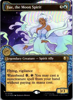 FOIL Yue, the Moon Spirit (Showcase) R Avatar: The Last Airbender 338 LP - Image 1