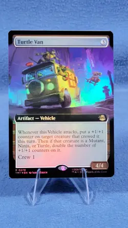 x1 Turtle Van - Foil - Extended Art R MTG Teenage Mutant Ninja Turtles M/NM, Eng - Image 1