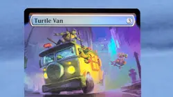 x1 Turtle Van - Foil - Extended Art R MTG Teenage Mutant Ninja Turtles M/NM, Eng - Image 2