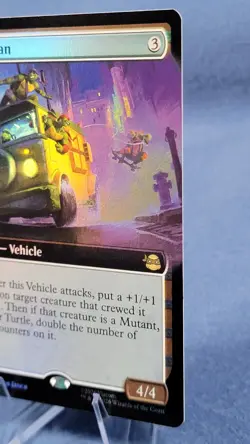 x1 Turtle Van - Foil - Extended Art R MTG Teenage Mutant Ninja Turtles M/NM, Eng - Image 4