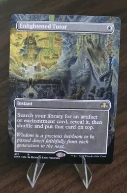 MTG Enlightened Tutor (Borderless) Dominaria Remastered Regular - Image 1