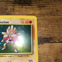 Pokemon Base Set Hitmonchan 7/102 Holo Rare - LP+/NM! WOTC! - Image 4