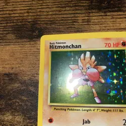 Pokemon Base Set Hitmonchan 7/102 Holo Rare - LP+/NM! WOTC! - Image 5
