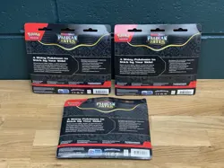 3x Pokemon TCG: Paldean Fates Tech Sticker Collection Triple Blister Pack Sealed - Image 2