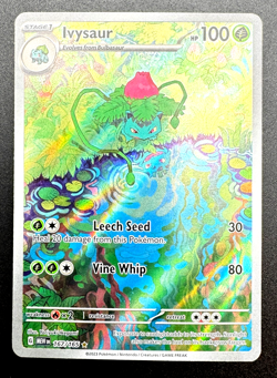 Pokemon TCG Ivysaur 167/165 SV 151 Illustration Rare - English NM - Image 1