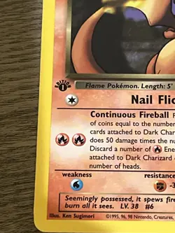 Dark Charizard 1st Edition 21/82 Non-Holo: Pokemon TCG- LP - Image 4