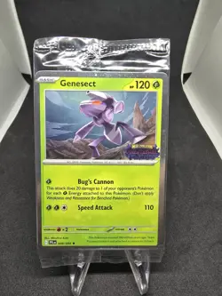 Pokemon TCG Phantasmal Flames Genesect 008/094 Stamped Bestbuy Exclusive Promo - Image 1