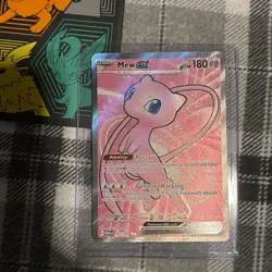 Pokemon TCG Mew EX 193/165 Scarlet & Violet 151 Holo Card - Image 1
