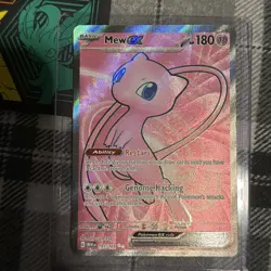 Pokemon TCG Mew EX 193/165 Scarlet & Violet 151 Holo Card - Image 2
