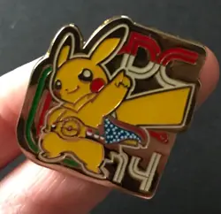 Pikachu Washington DC World Championships Pokemon Pin Badge Metal 2019 RARE - Image 4