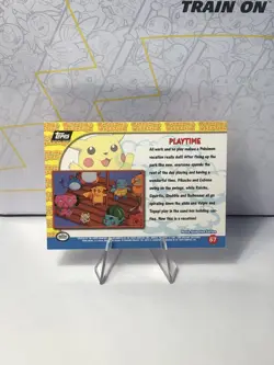 Pokemon TCG - Pikachu's Vacation #57 Playtime - Topps - LP - Image 2