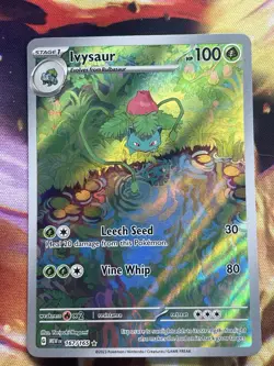 Pokemon TCG Ivysaur Scarlet & Violet 151 IR #167/165 - Image 1